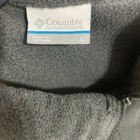 Columbia women’s Large full zip fleece vest South Carolina Palmetto Tree & Moon - Picture 4 of 4